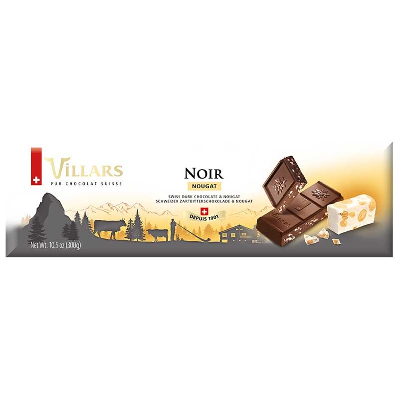 le Choix du Président Tablette de chocolat suisse avec nougat au