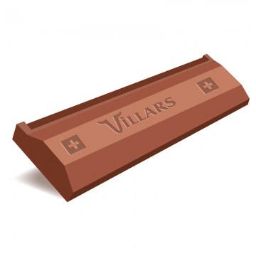 Tablette individuelle 50g de Chocolat au Lait Suisse à l'ancienne - Villars